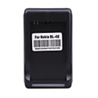 Universal Cell Phone Charger with USB Power Port for Nokia BL-4U(Black)