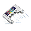 Universal Digital LCD Battery Tester Checker C D N AA AAA 9V 1.5V Button Cell
