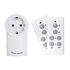 Universal EU-2TX1RX EU Socket Power Outlet RF Wireless Remote Control Smart Socket Plug Compatible For Smart Home 2 Remote 1 Socket