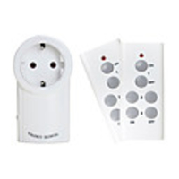 Universal EU-2TX1RX EU Socket Power Outlet RF Wireless Remote Control Smart Socket Plug Compatible For Smart Home 2 Remote 1 Socket