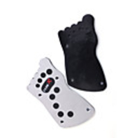 Universal Foot Shape Replacement Pedal Cover Set for Vehicle Brake/Clutch/Accelerator - Black