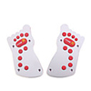 Universal Foot Shape Replacement Pedal Cover Set for Vehicle Brake/Clutch/Accelerator - Yellow