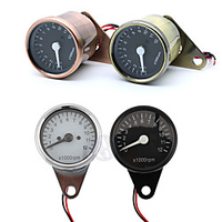 Universal Motorcycle 12V LED Digital Backlight 12K RPM Gauges Cluster Speedometer Tachometer Meter Odometer Instrument Assembly