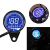 Universal Motorcycle LED Digital Speedometer Tachometer Speed Gauge Oil Level Meter Instruments Black motorsiklet aksesuarlari