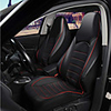 Universal PU Leather Car Front Seat Covers High Back Bucket Seat Cover Fit Most Cars Trucks SUVS 2 PCS Auto Seat Covers