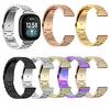 Universal Replacement Stainless Steel Metal Strap Watch Band for Fitbit Versa 3 / Sense Smartwatch Bracelet Men Women