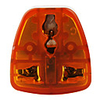 Universal Travel Adapter (10A-250V , Orange and Gray)