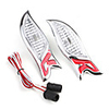 Universal White LED Side Marker Lights for Car (DC 12V/Pair)
