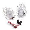 Universal White LED Side Marker Lights for Car (DC 12V/Pair)