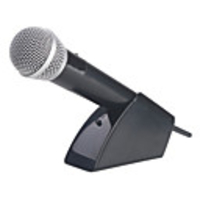 Universal Wireless USB Karaoke Microphone with Stand for Wii,  PS3,  Xbox 360,  PC and PS2 (Black)
