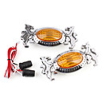Universal Yellow LED Side Marker Lights for Car (DC 12V/Pair)