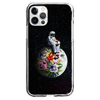 Universe Astronaut Case For Apple iPhone 12 iPhone 11 iPhone 12 Pro Max Unique Design Protective Case Shockproof Back Cover TPU