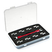 Upgrade Dirt Bike Motorcycle Spoke Wrench Spance Tool With 10 Pieces Hardened Tips CNC Holder