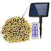 Upgraded Solar String Light 100M 800LED 50M 500LED Fairy Christmas String Lights Ambiance Lighting for Outdoor Patio Lawn Remote Control/Memory Function/IP65 Waterproof