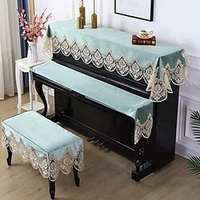 Upright Piano Cover Cloth Lace Piano Runner Covers Home Decorative Dustproof Covers miniinthebox