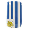 Uruguay Flag Pattern Protective Case for Blackberry 8520 and 8530