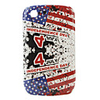US Flag Independence Day Pattern Protective Case for Blackberry 8520 and 8530