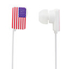 USA National Flag Style Stereo In-Ear Earphones