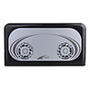 USB 10-12inch Mini notebook cooler pad with light