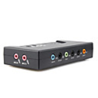 USB 2.0 7.1 Audio 8-Channel 3D External Sound Box