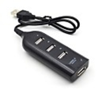 USB 2.0 High Speed 4 Ports Splitter Usb Hub Adapter For PC Laptop Computer