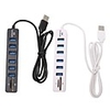 Usb 2.0 Hub 2 In 1 Card Reader Sd/Tf 6 Extender Hub Card Reader