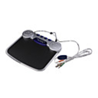 USB 2.0 Multimedia Mouse Pad 4-Port USB Hub