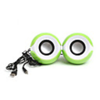 USB 2.0 Premium Mini Digital Speaker (Green)