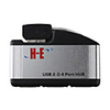 USB 2.0 Slim Hub 4 Port with Hidden Port
