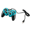 USB 2.0 Wired Double-Shock 2 Gaming Controller for PC (Green)