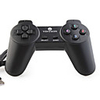 USB 2.0 Wired Gaming Controller for PC (Black)