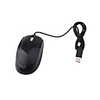 USB 3-Button Wired Optical Scroll Ball Mouse for Laptop PC - Black
