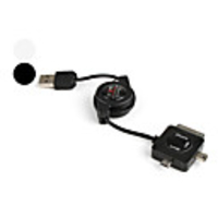 USB 3-in-1 Rectractable Charging Sync Cable
