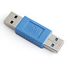 USB 3.0 AM to AM Adapter Blue