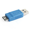 USB 3.0 AM to Micro M Adapter Blue