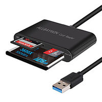 Usb 3.0 Card Reader Sd/micro Sd/cf Three-in-one Compact Flash Card Reader