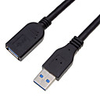USB 3.0 Male to Female Extender Cable Black (1.5m)