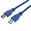 USB 3.0 Male to Male High Speed Copper USB Extension Cable (Deep Blue,  1.5M)