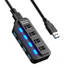 USB 3.0 to USB 3.0 USB Hub 4 Ports High Speed / With Switch(es)