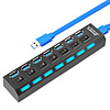 USB 3.0 to USB 3.0 USB Hub 7 Ports With Switch(es)