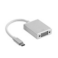 USB 3.1 Type C Adapter Cable,  USB 3.1 Type C to VGA Adapter Cable Male - Female 1080P 0.15m(0.5Ft) 10 Gbps
