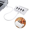 USB 3.1 Type-C to 4-Port USB 2.0 OTG HUB with Phone Stand Holder USB-C On-The-Go(OTG) HUB for MacBook Laptop Tablets and More Type-C Devices