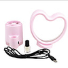 USB Aromatic Electric Bladeless Fan with LED Light Aromatherapy Effects (Pink)