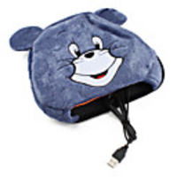 USB Bear Style USB Hand Warmer and Mouse Pad (Blue)