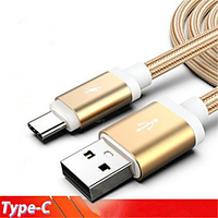 USB C Cable 2.0m(6.5Ft) Braided Nylon Type-C Cable For Samsung / Huawei miniinthebox