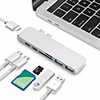 USB C HUB Type C HUB Splitter Dual Multi-function Card Reader Multiport Adapter USB-C Hub SD Card HDMI Ultra Slim Type C Hub for macbook2018 2019 2020 Macbook Pro2016 2017 2018 2019 2020
