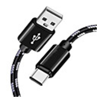 USB-C to USB A Cable USB C Charger Type C Fast Charging Braided Compatible for Samsung Galaxy S9 S8 S20 S10 Plus Note 9 8,  Nintendo Switch,  GoPro Hero 7 6 5,  LGG8 G7 V40 V20 V30