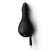 USB Car Charger with USB Data Cable for HTC HD2/Nexus One/Desire - Black (92cm-Length)