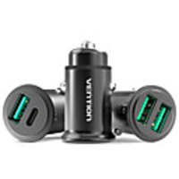 USB Charger VENTION CC-63-H CC-85-H 2 Desk Charger Station New Design / with Quick Charge 3.0 2 Prongs Charging Adapter