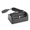 USB Charging Cradle EU Plug AC Power Adapter for HTC Desire HD - Black (120CM-Cable)
